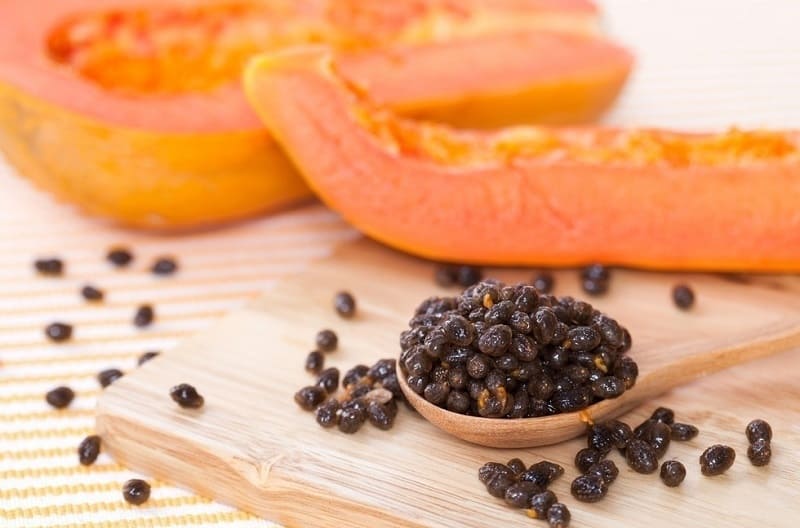semillas de papaya
