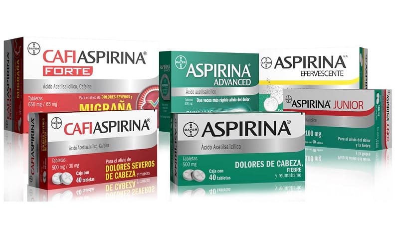 usos de la aspirina tipos