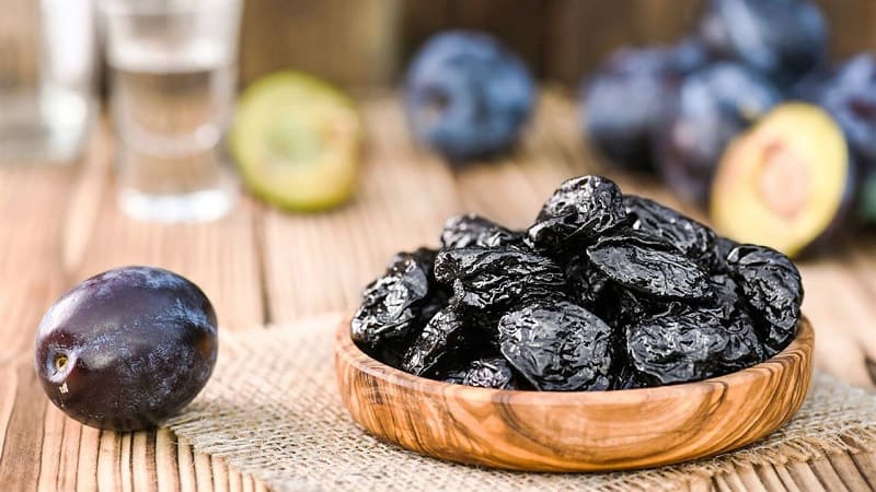 Licuado de ciruelas pasas